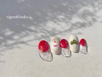 ヴィガー アンド ルックス 白金 目黒(Vigor&Looks)/お正月　アート　お餅　