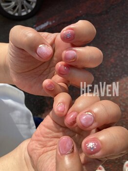 ネイルサロンヘヴン 国分店(Nail SaLoN Heaven)/ピンクネイル