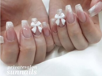 サンネイルズ(sun nails)/4本アート　オプションパーツ