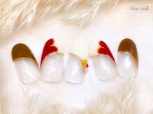 リラネイル(lira nail)/バレンタインネイル/銀座