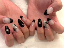 フリープ タクタ(freep tacta)/モノトーンフレンチ/ムーン/黒