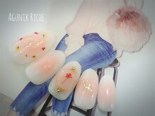 アグニークリッシェ(Agunik Riche)/【押し花ネイル】