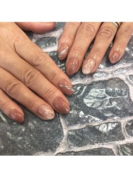 グラマラス アンジェアイ 荻窪店(glamourous ange eye)/大理石ネイル