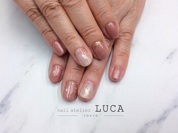 ネイルアトリエルカ(nail atelier LUCA)/W-276 大人上品テラコッタネイル