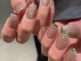 クリスマスネイル