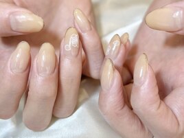 【パラジェル】花びらネイル