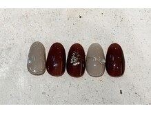 ネイルサロン エムズ(Nail Salon M's)/ボルドーカラーで大人上品ネイル