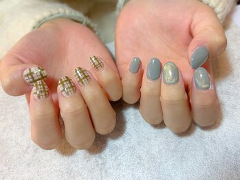 シーハウス(c house)/アシンメトリー　チェック柄