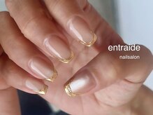 アントレッド(entraide)/うる艶ミラーネイル