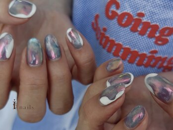 アイネイルズ 吉祥寺店(I nails)/夏色囲みオーロラマグネット