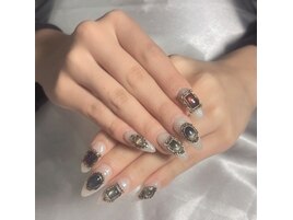 ハリーポッター風の世界観ネイル