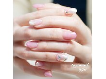 たゆ ネイル(たゆnail)/ピンク、ホワイトネイル