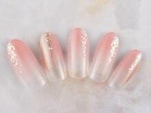 ネイルプラザ 河原町OPA店(NAIL PLAZA)/ピンク×グラデーションネイル