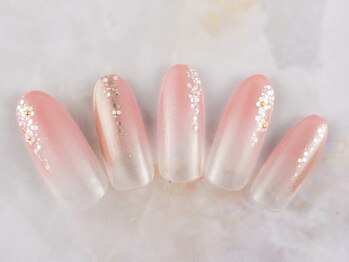 ネイルプラザ 河原町OPA店(NAIL PLAZA)/ピンク×グラデーションネイル