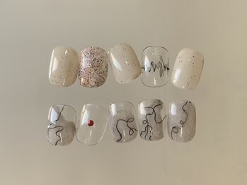 ネイルアンドアイラッシュ アールイー(Re)/Simple Art 6500