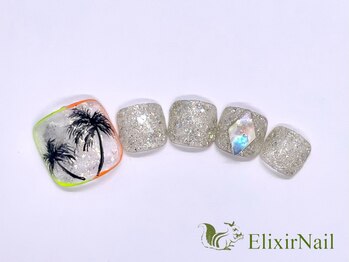 エリクサーネイル 池袋(Elixir Nail)/フットやり放題/クーポン使用