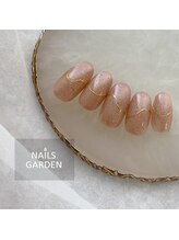 ネイルズガーデン(NAILS GARDEN)/ミラーネイル