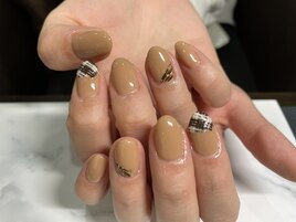 バレンタインネイル