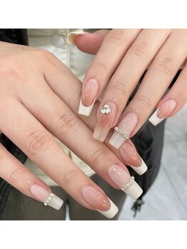 クイーンズビューティーサロン 新宿本店(Queen's beauty salon)/チップ長さだしやり放題