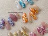 春夏おすすめデザイン☆フラワーアート　¥12000→¥11000
