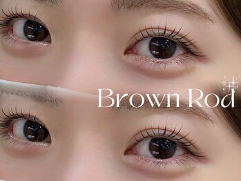 プラスアイ 北千住東口店/まつ毛パーマ【ブラウンロッド】