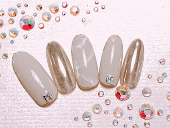 ネイル シエル(nail ciel)/[2]アート付定額コース◆￥5300