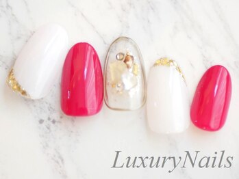 ラグジュアリーネイルズ カワグチ(Luxury Nails Kawaguchi)/ビビッドピンク*
