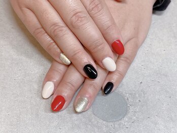 スピニオン(spinion)/お客様ネイル　マルチワンカラー