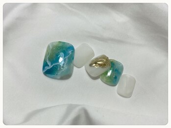 ナナズネイル 西小倉店(NANA's Nail)/フットネイルサンプル