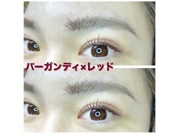 アイラッシュサロン イギー(iggy)/カラーフラットラッシュ130本