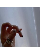 苑琳爪工(erin nail)/蝶×ミラーフレンチ