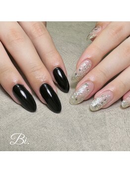 サロンビーアイ 六本木(Salon Bi.)/ちぐはぐネイル