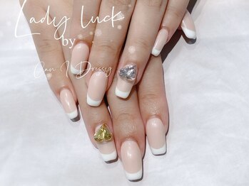 レディラック バイ キャンアイドレッシー(Lady Luck by Can I Dressy)/美爪バーチャルフレンチ☆