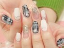 レース＆べっ甲ネイル