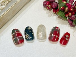 クリスマスネイル