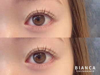 ビアンカ 天神大名店(Bianca)の写真/ナチュラル~パリジェンヌ級の立ち上げまで◎★話題のマスカラパーマ取扱★ティント効果でより輝く目元に♪