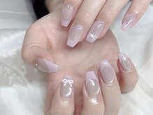 ココネイル 吉祥寺(coco.nail)/マグネット フレンチ ピンク