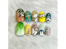 キュント(Qun’t)/大阪旅行のオーダーネイルチップ