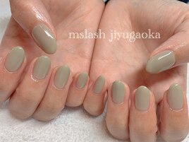 ちゅるんワンカラーネイル