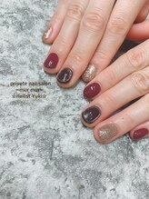 プライベート ネイルサロン マーマ(murmur)/囲みミラーネイル