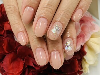 ダブルネイル(Double Nail)/【ほり】シンプルシェルネイル