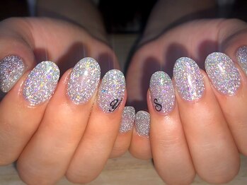 アミュリー ネイル アトリエ(Amury nail atelier)/オーロラ フラッシュラメ 大人