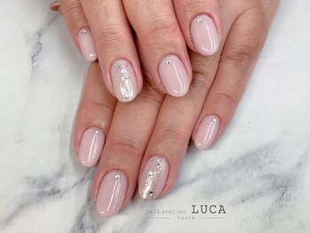 ネイルアトリエルカ(nail atelier LUCA)/M-223 大人可愛いシェルネイル