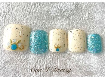 キャンアイ ドレッシー 横須賀中央店(Can i Dressy)/ビジュー風ネイル¥8,500