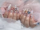 宝石ネイル　キャラパーツ