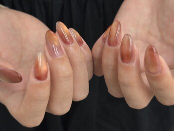 フィロンネイル 表参道店(filonnail)/マグネットいちじくニュアンス