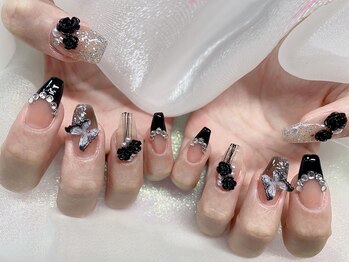 モルフォネイル(Morpho nail)/#キラキラネイル