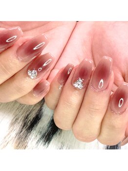 ネイルサロン プリティア(Pritia)/シンプルワンホンデザイン