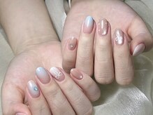 スペラ 大宮店(Spera)/ブルーうるうるマグネットネイル