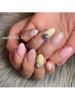 ネイルズリアル 倉敷(nail's RE.A.L)/ワンカラーネイル